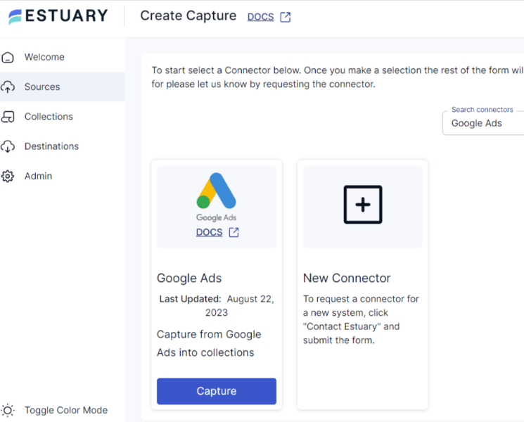 Google Ads to BigQuery - Google Ads Capture