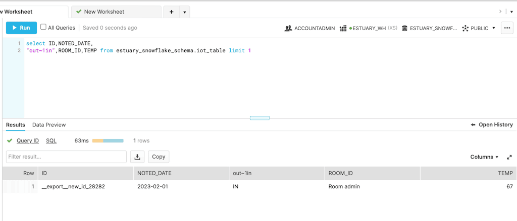 Postgres to Snowflake - Append New Data to Postgres source - Verify the results in Snowflake Destination