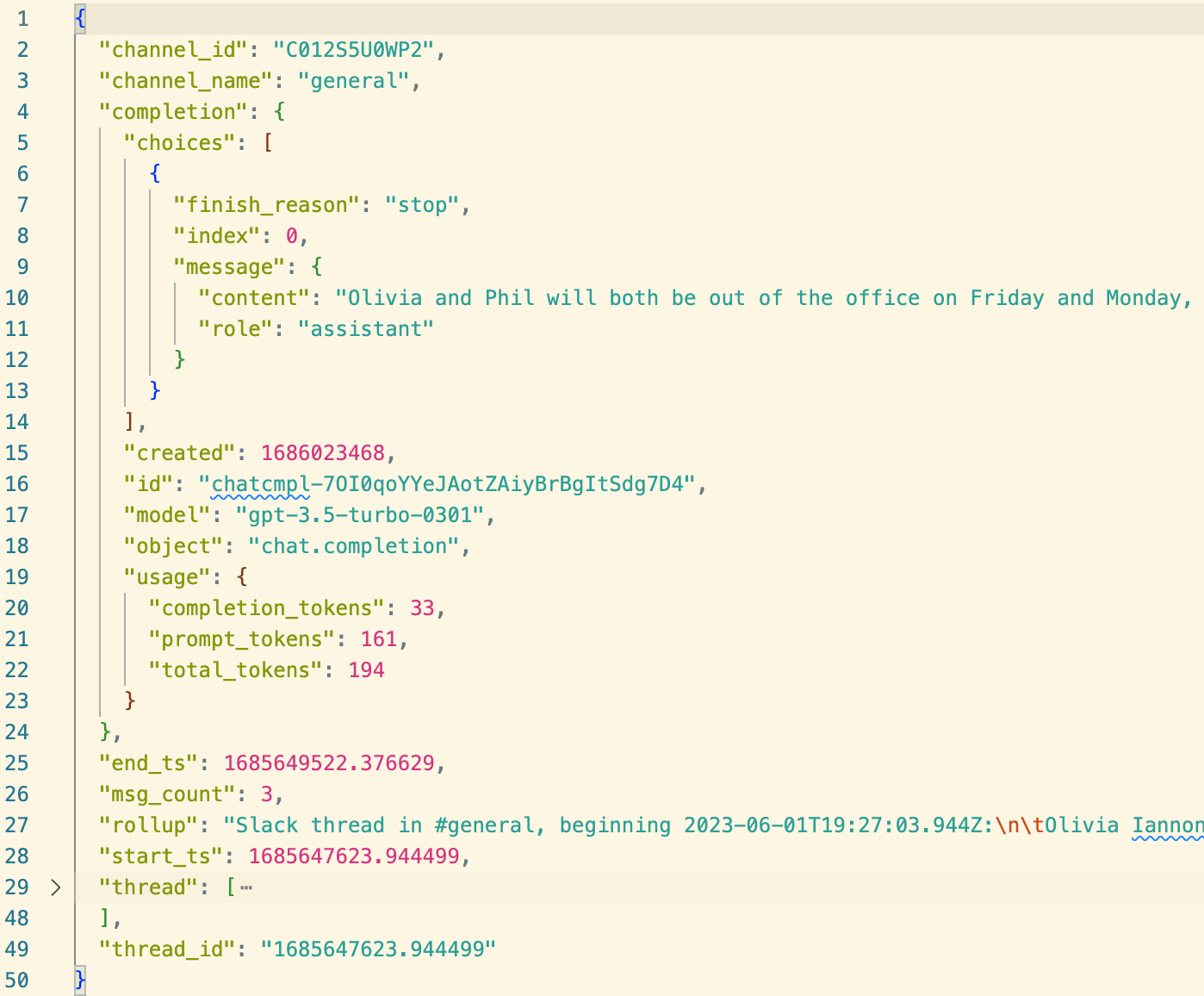 gpt real time pipeline - summarized completion Flow document